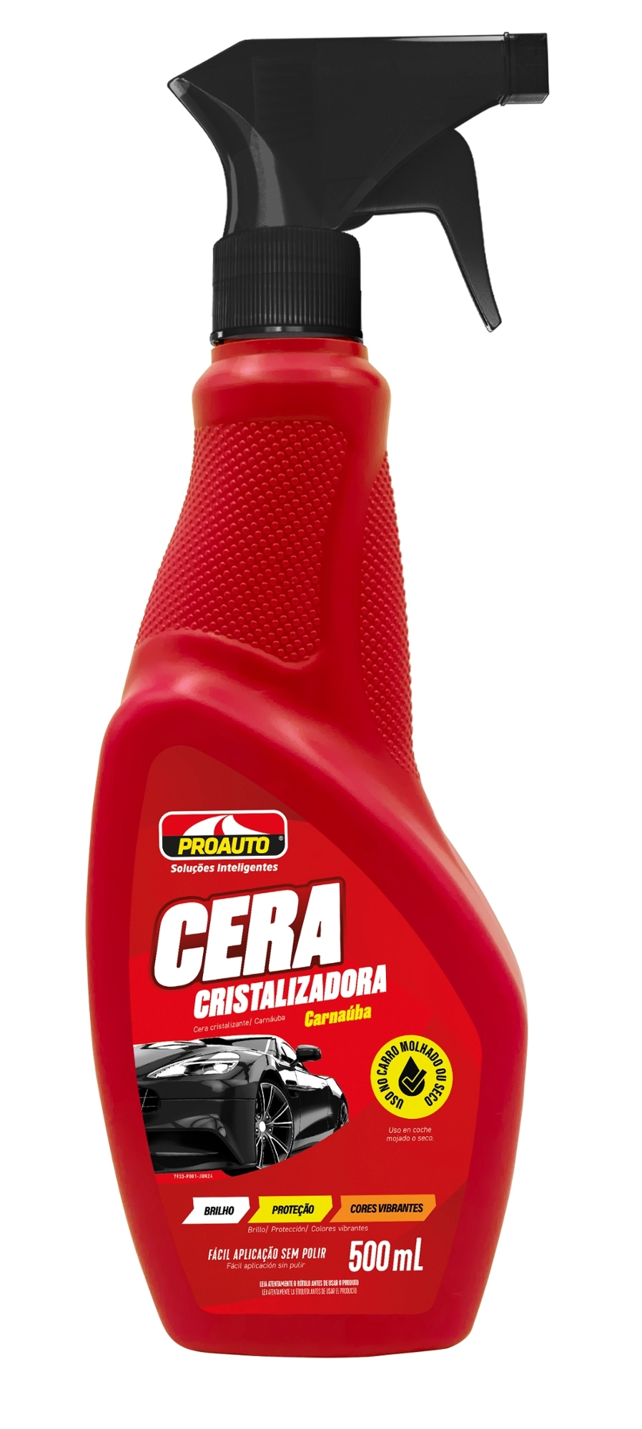 Cera Spray Cristalizadora Proauto Frasco 500ml