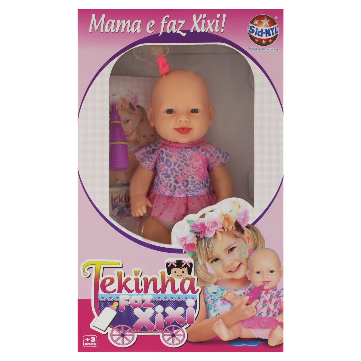 Boneca Tekinha Faz Xixi Sid Nyl