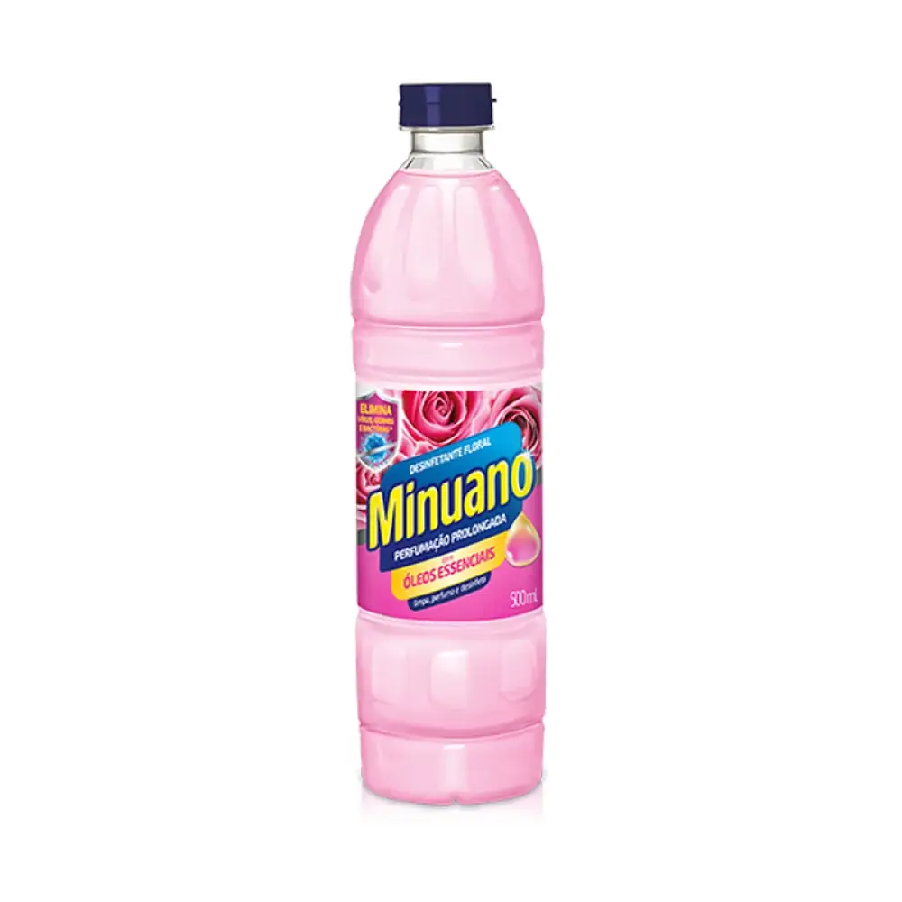 Desinfetante Uso Geral Floral Minuano Frasco 500ml