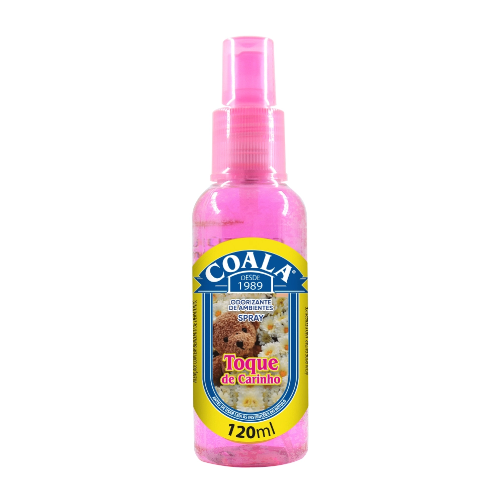 Odorizador De Ambiente Spray Toque De Carinho Coala Frasco 120ml