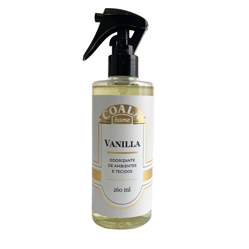 Odorizador De Ambiente E Tecido Vanilla Coala Home Frasco 260ml Borrifador