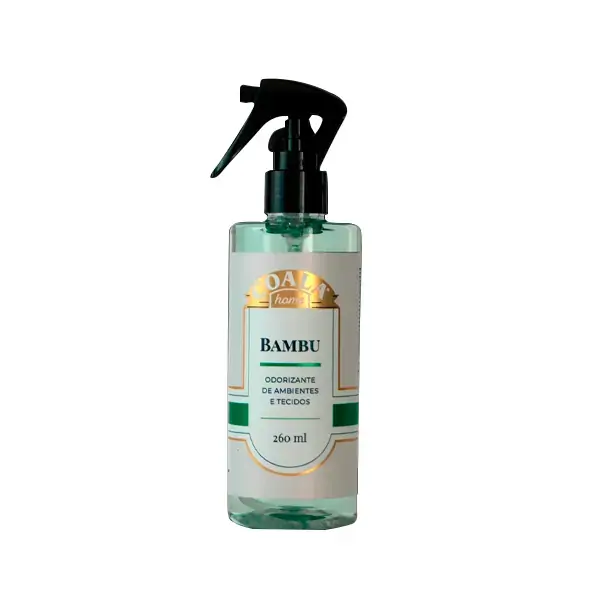 Odorizador De Ambiente E Tecido Bambu Coala Home Frasco 260ml Borrifador