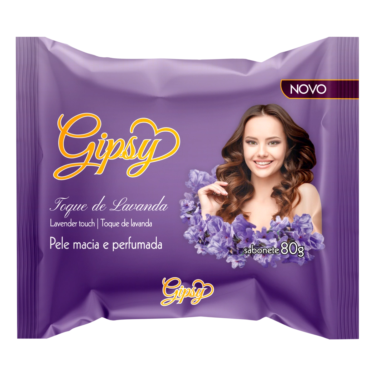 Sabonete Barra Toque De Lavanda Gipsy Flow Pack 80g