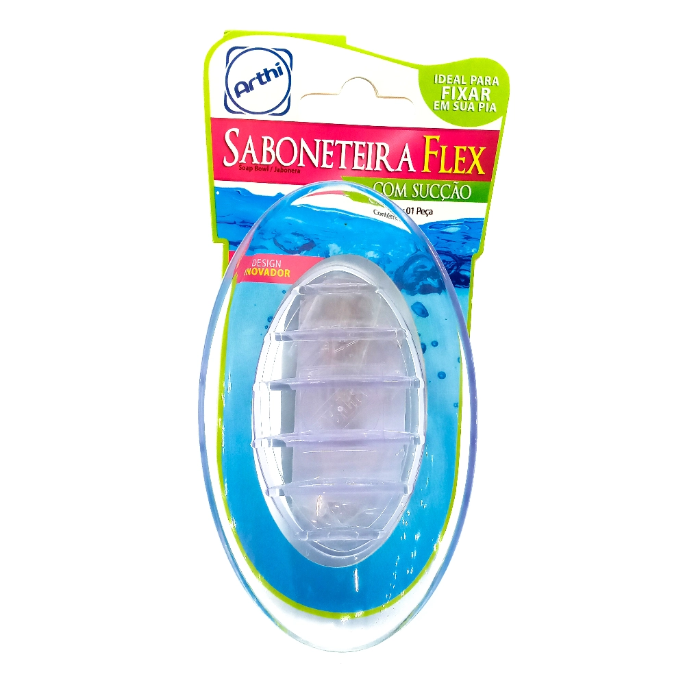 Saboneteira Com Sucção Flex Arthi