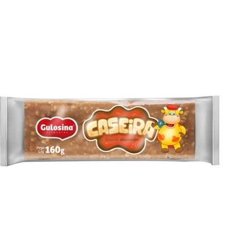 Tablete C/amendoim Gulosina 160gr Caseir