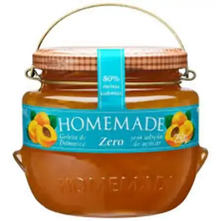 Geleia Homemade Zero 250gr Damasco