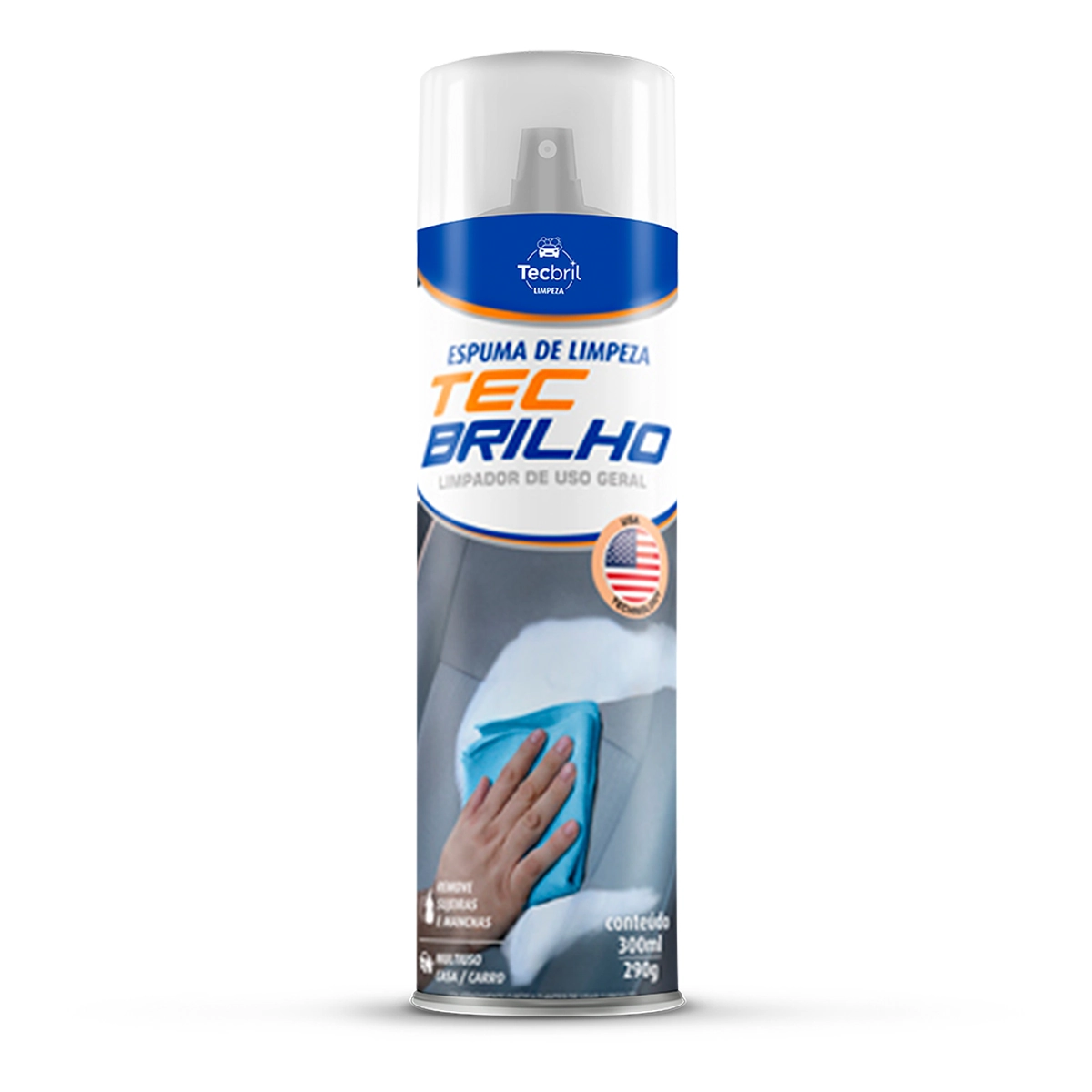 Limpador Uso Geral Espuma Tec Bril 300ml