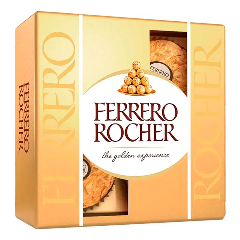 Bombom Ferrero Rocher Caixa 50g 4 Unidades