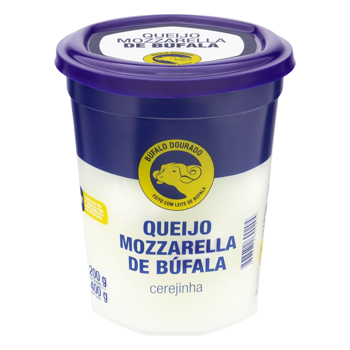 Queijo Mussarela De Búfala Cerejinha Búfalo Dourado 200g