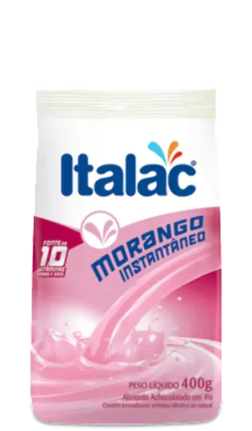 Preparo Em Pó Sabor Morango 400g Italac