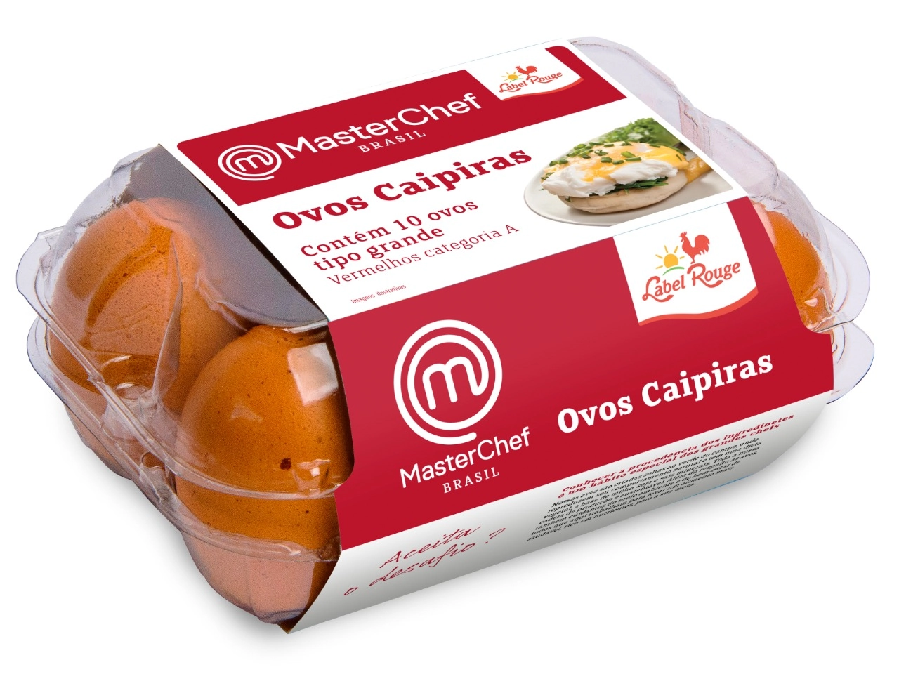 Ovos Label Rouge Caipira Master Chef C/6