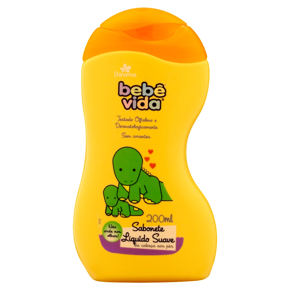 Sabonete Líquido Da Cabeça Aos Pés Suave Davene Bebê Vida Frasco 200ml