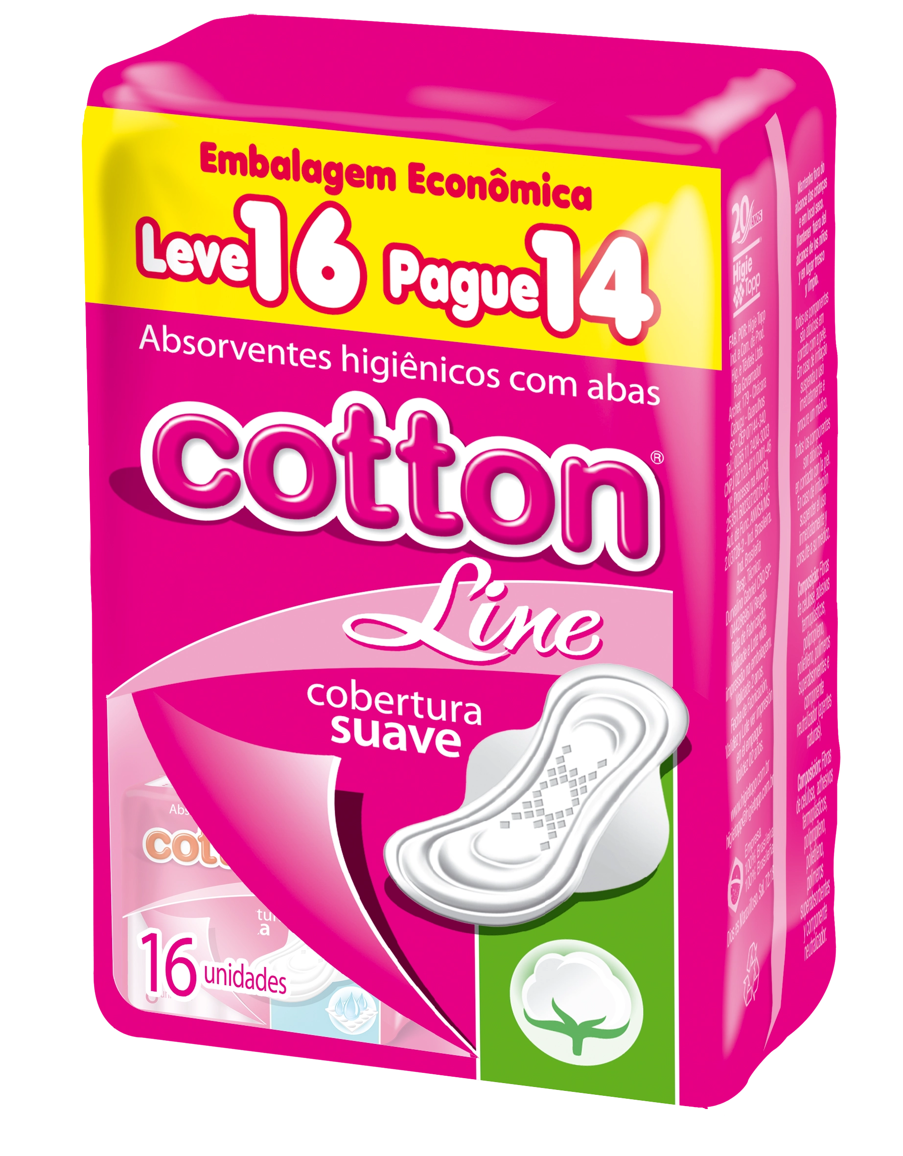 Absorv Cotton Cob Suave C/ Ab Lv16pg14