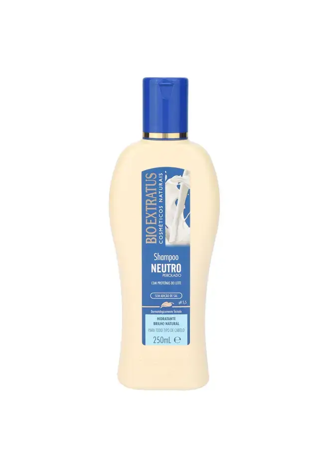 Shampoo Bio Extratus Neutro Perolado Com Proteínas Do Leite 250ml