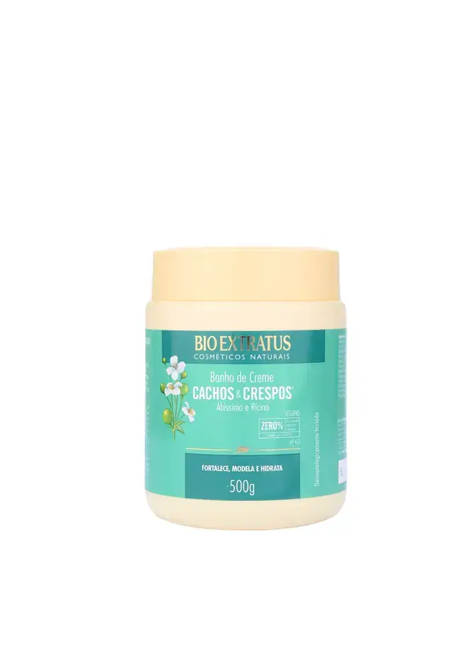 Banho De Creme Bio Extratus Cachos E Crespos 500g