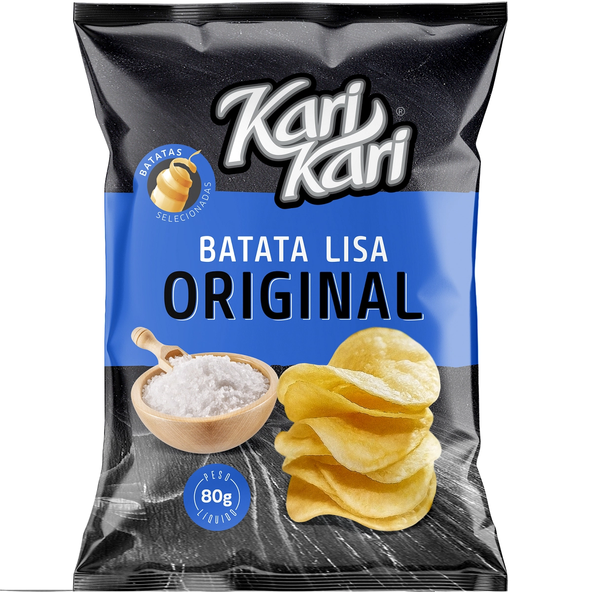 Batata Lisa Kari Kari Orig 80g