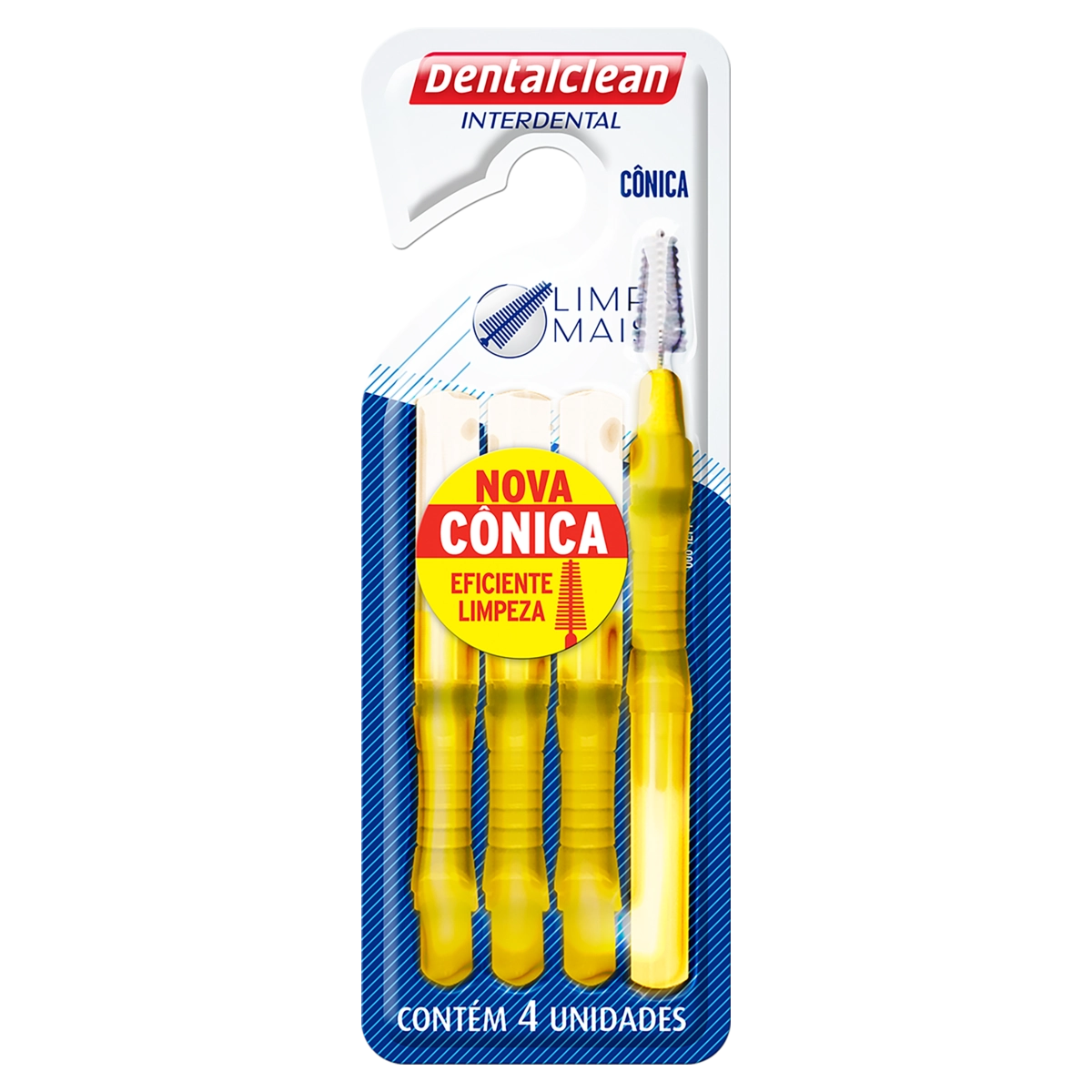 Escova Interdental Cônica Dentalclean 4 Unidades