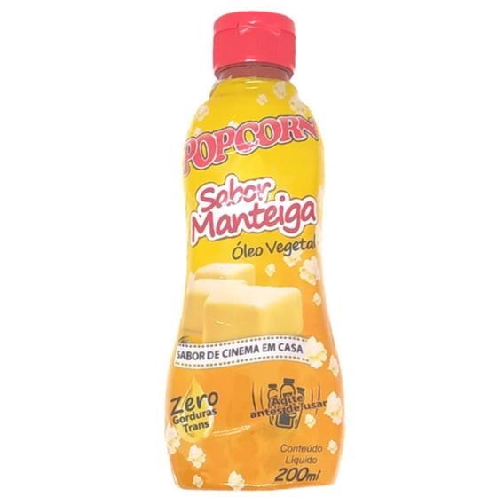 Oleo Popcorn Manteiga 200ml