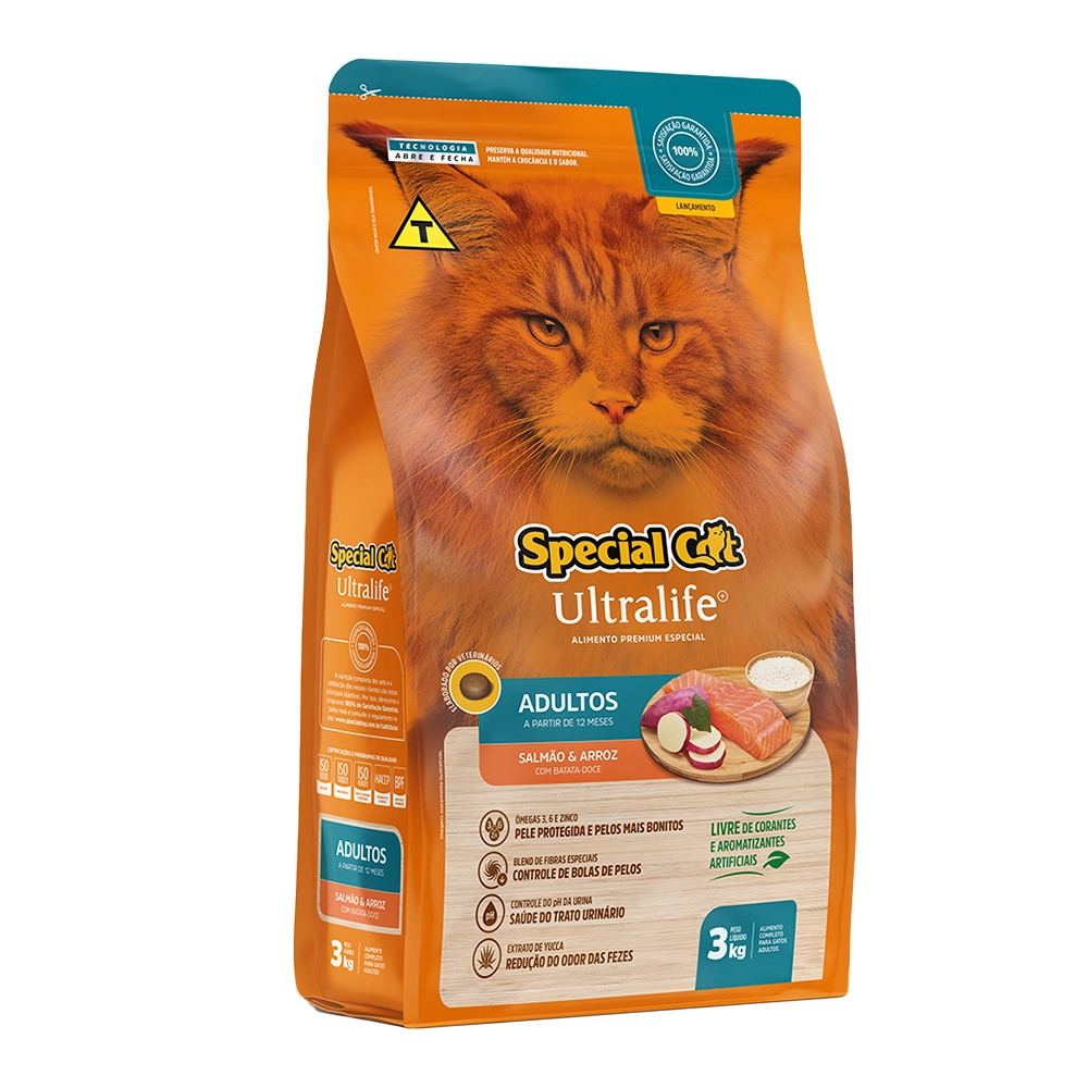 Special Cat Ultralife Adultos Salmao 3kg