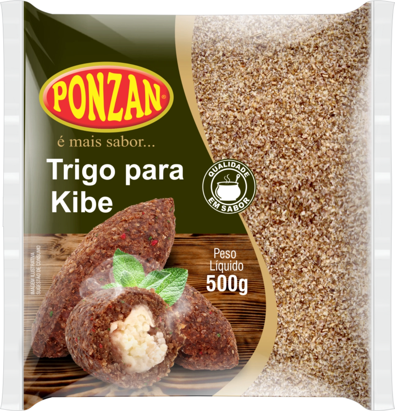Trigo Para Quibe Ponzan Pacote 500g