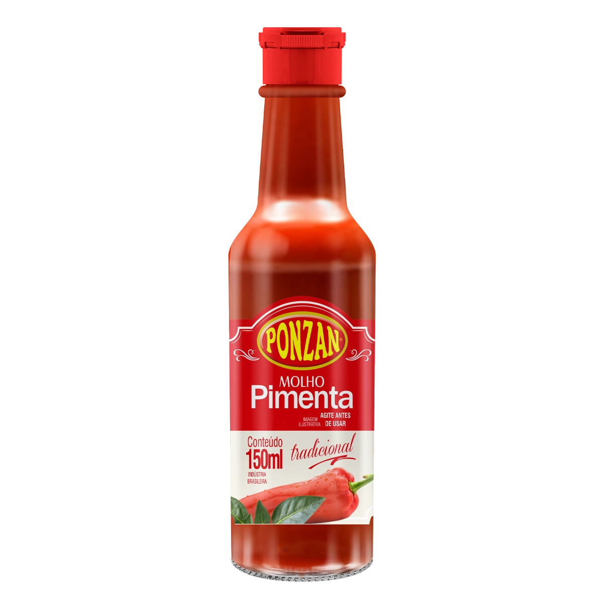 Molho Pimenta Ponzan 150ml Tradicional