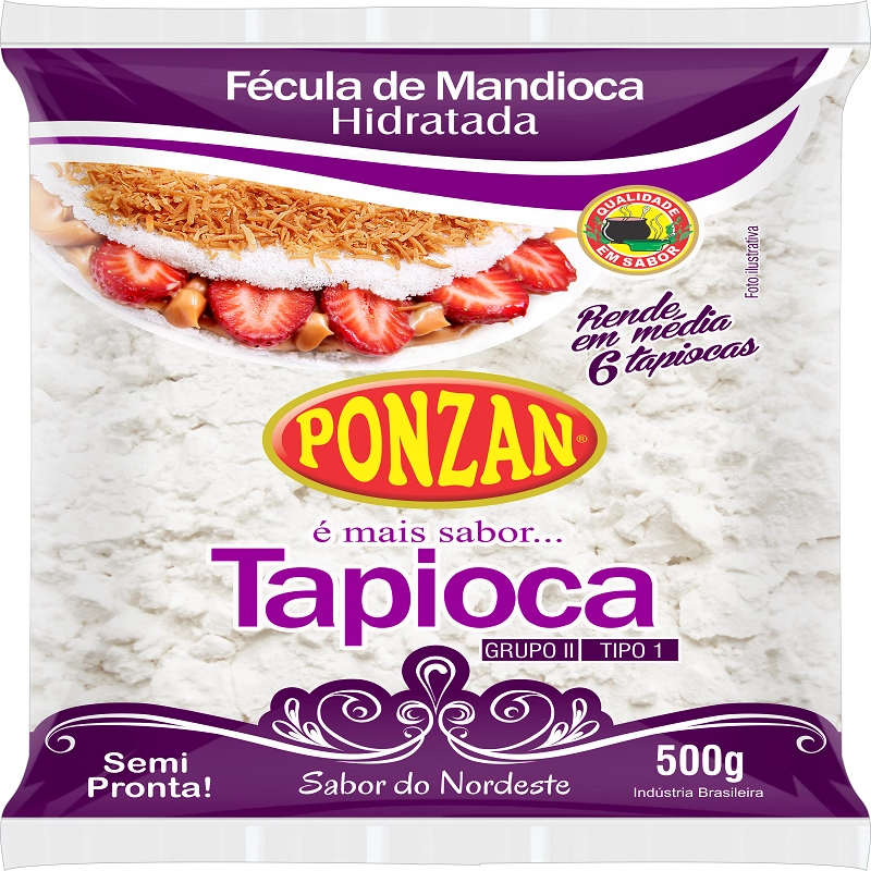 Tapioca Tipo 1 Ponzan Pacote 500g