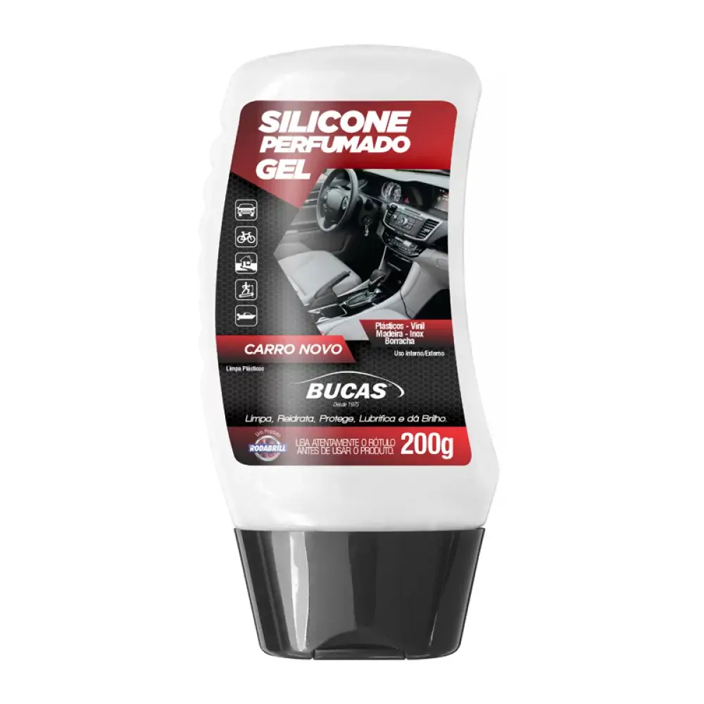 Silicone Gel Perfumado Carro Novo Bucas Squeeze 200g