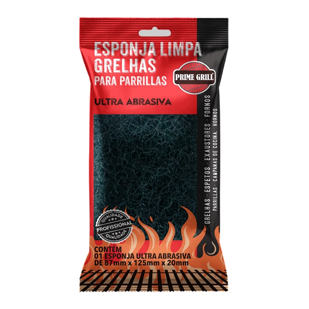 Esponja Ultra Abrasiva Prime Grill