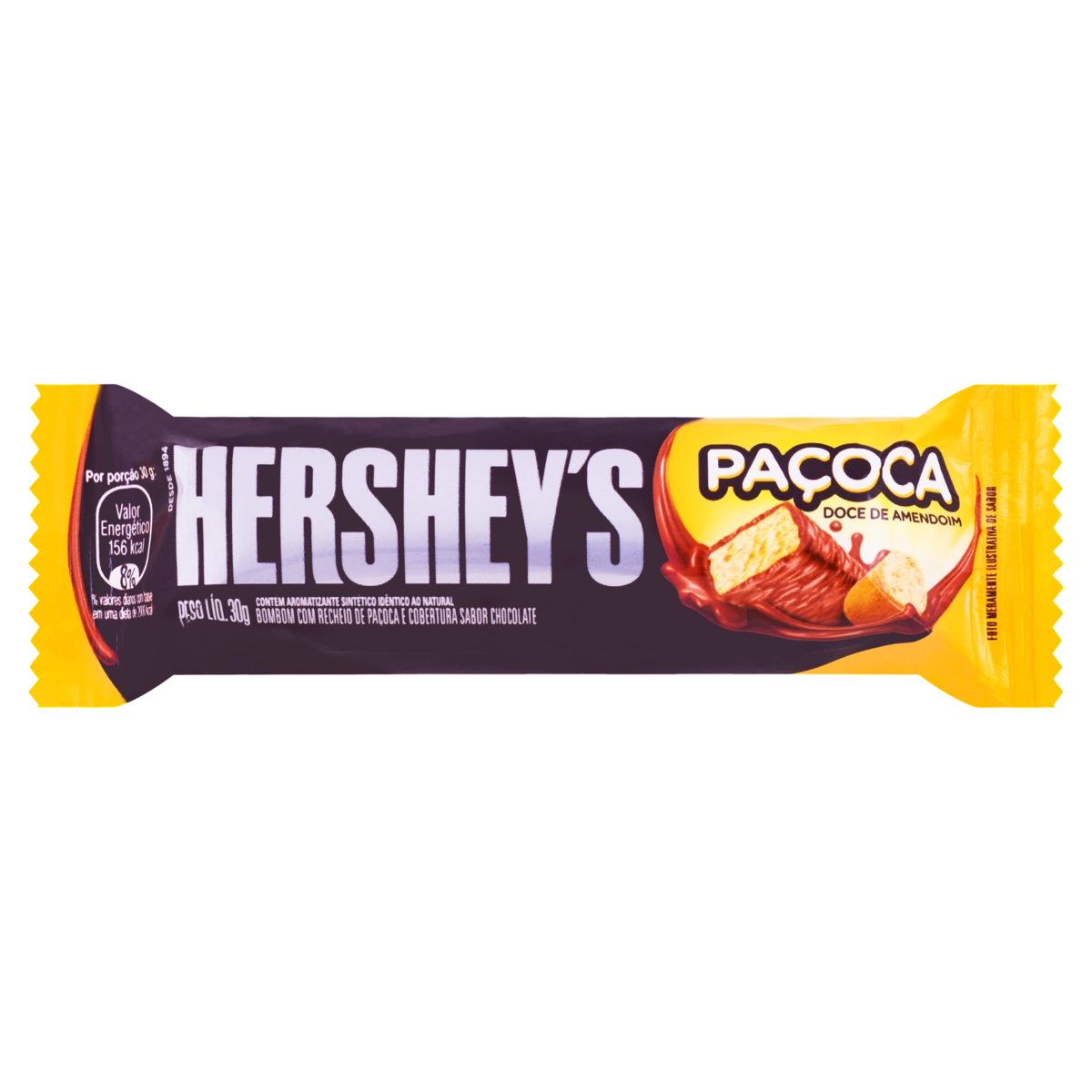 Bombom Paçoca Hersheys Pacote 30g