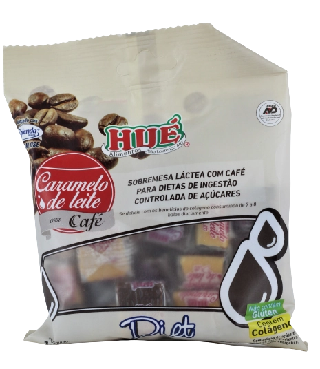 Caramelo De Leite Diet Com Café 100 G Saquinho