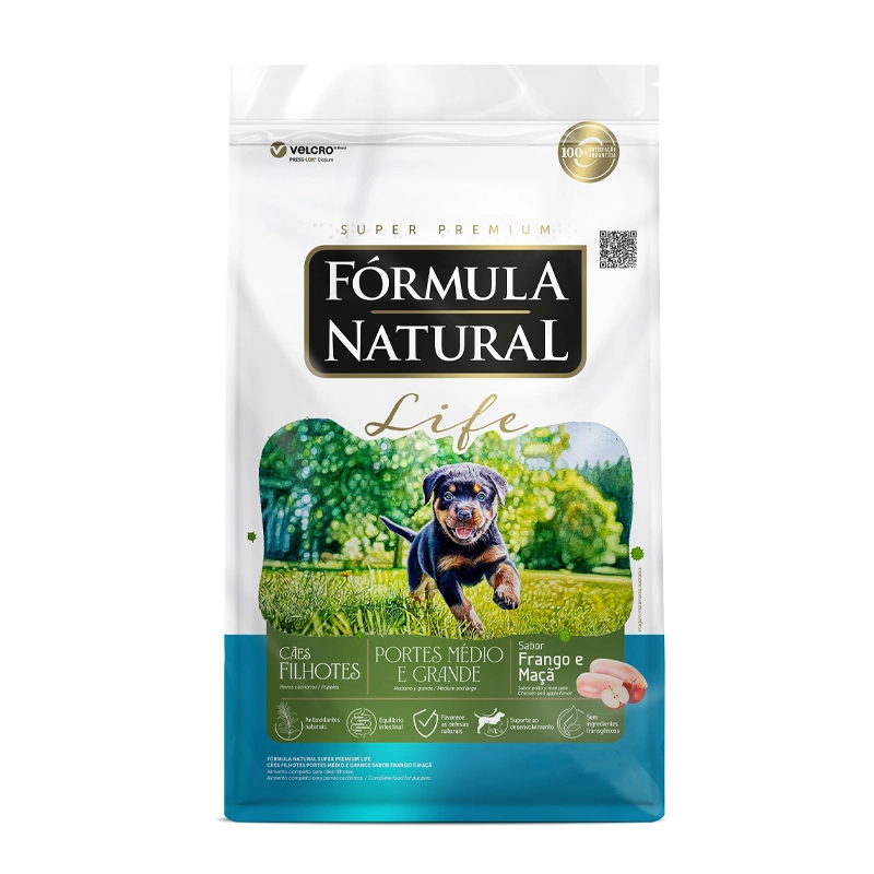 Ração Fórmula Natural Super Premium Para Cães Filhotes Mix
