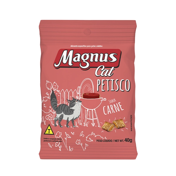 Magnus Cat Petisco Salmão 40g