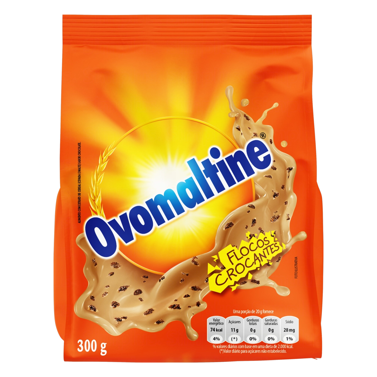 Achocolatado Flocos Crocantes Ovomaltine Pacote 300g