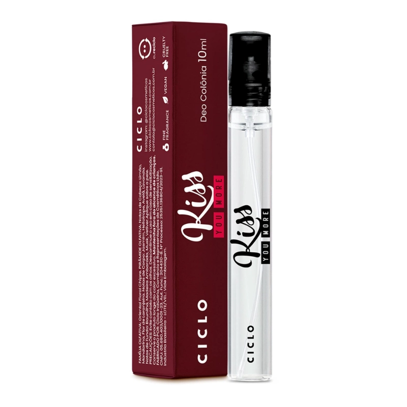 Kiss You More Deo Colonia Fem:transparent:10 Ml