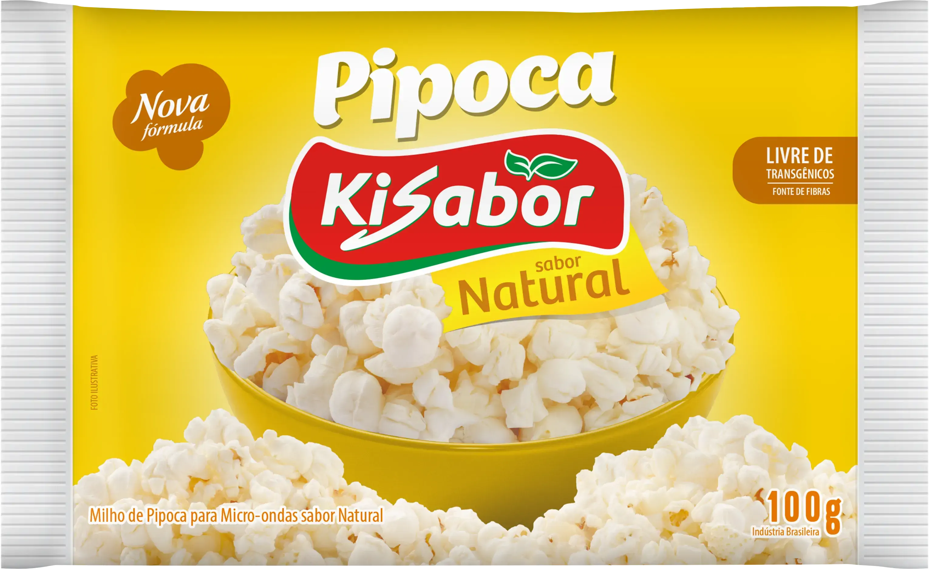 Pipoca P/micro Kisabor Natural 36xr