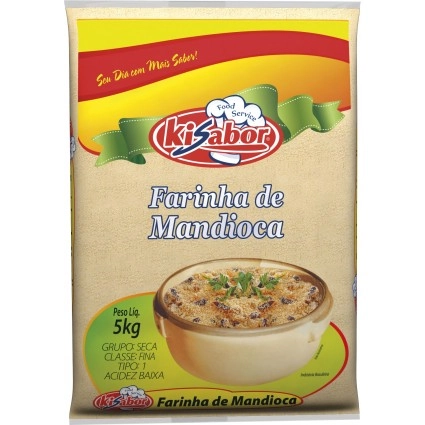 Farinha Mand Crua Fina Kisabor 5kg