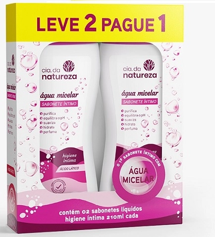 Sab Liq Int Cia Da Natureza Kit L2p1 210ml Micelar