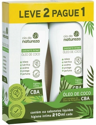 Sab Liq Intimo Cia Da Natureza 210ml Oleo De Coco Cba L2p1