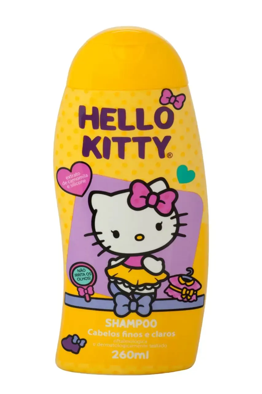 Shampoo Hello Kitty Finos E Claros