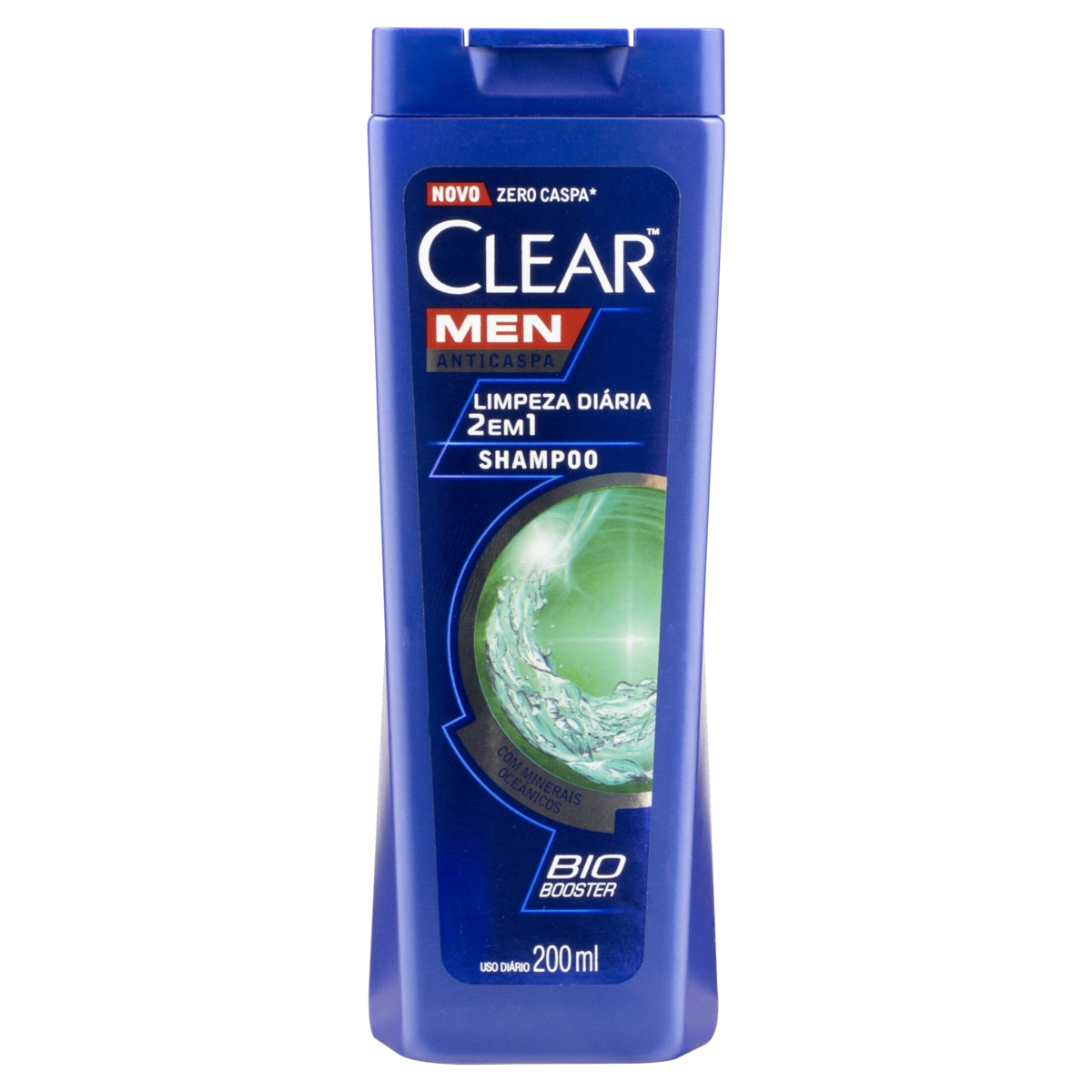 Shampoo Anticaspa Clear Men Limpeza Diária Frasco 200ml