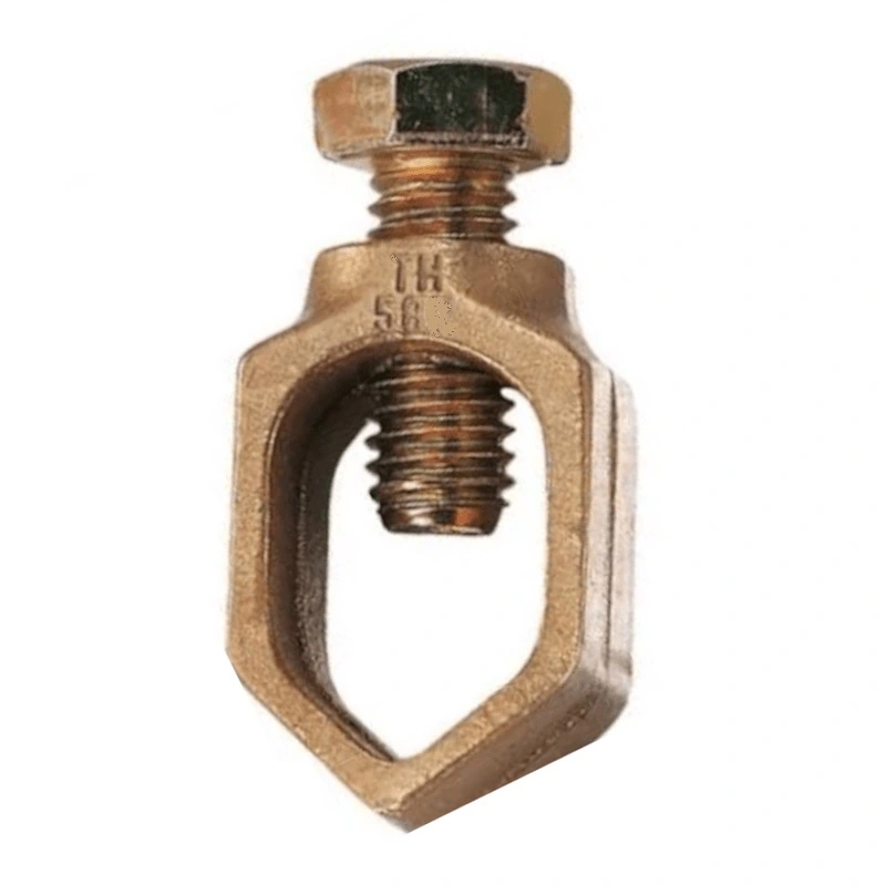 Conector Grampo P/ Haste Aterramento 5/8" Cabo 10-50mm² Th58 4 Peças Intelli