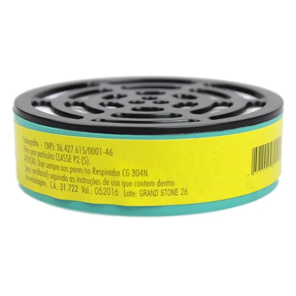 Filtro Para Respirador Semifacial Carbografite