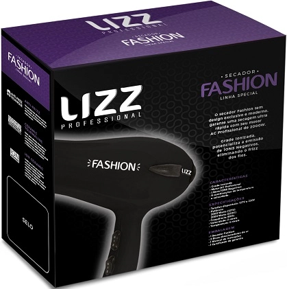 Sec.lizz Fashion 2000w 127v Preto