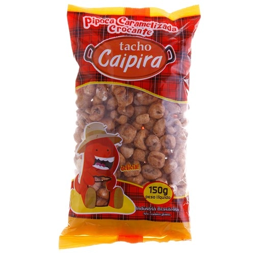 Pipoca Caramelizada Crocante Tacho Caipira 150g
