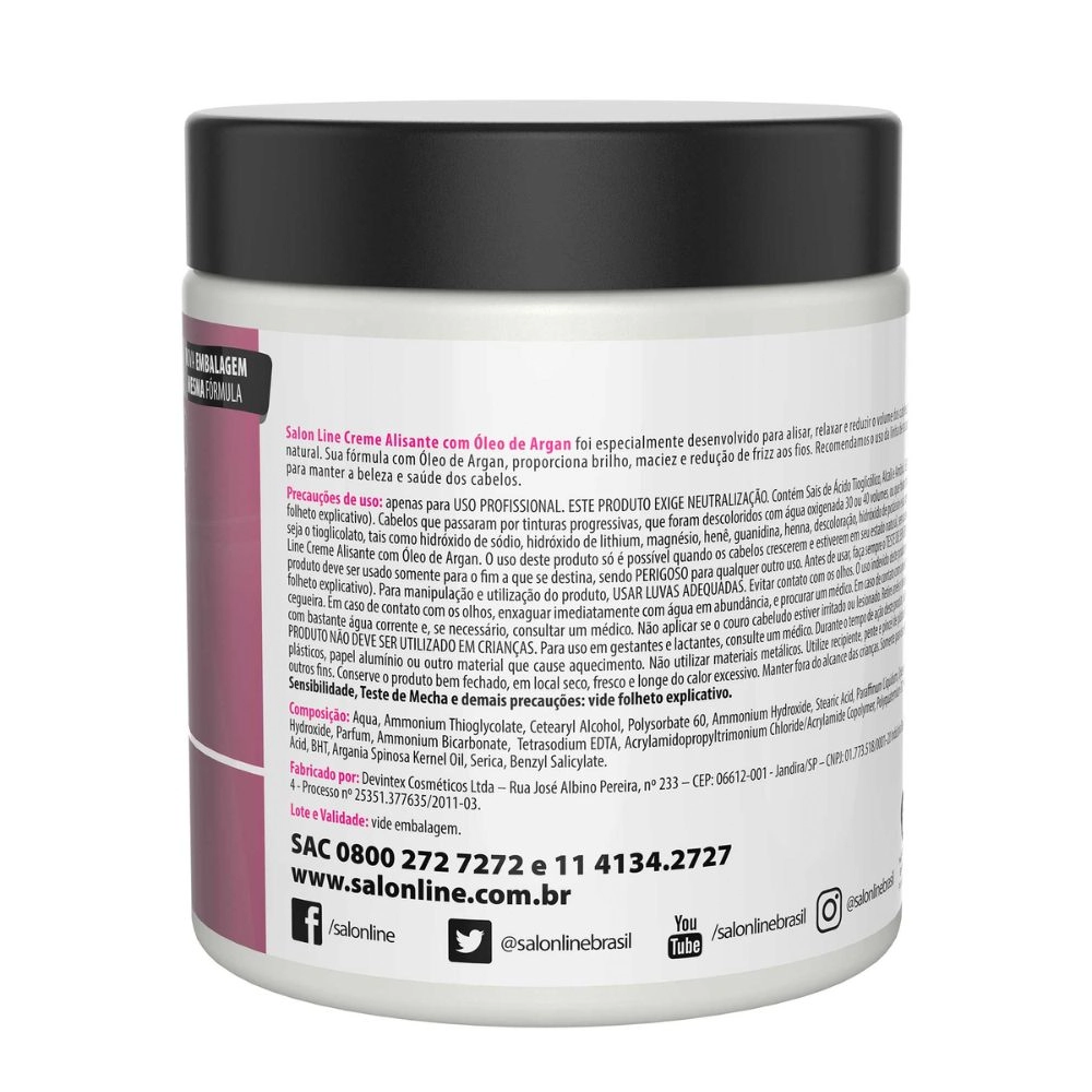 Salon Line Creme Alisante Forte
