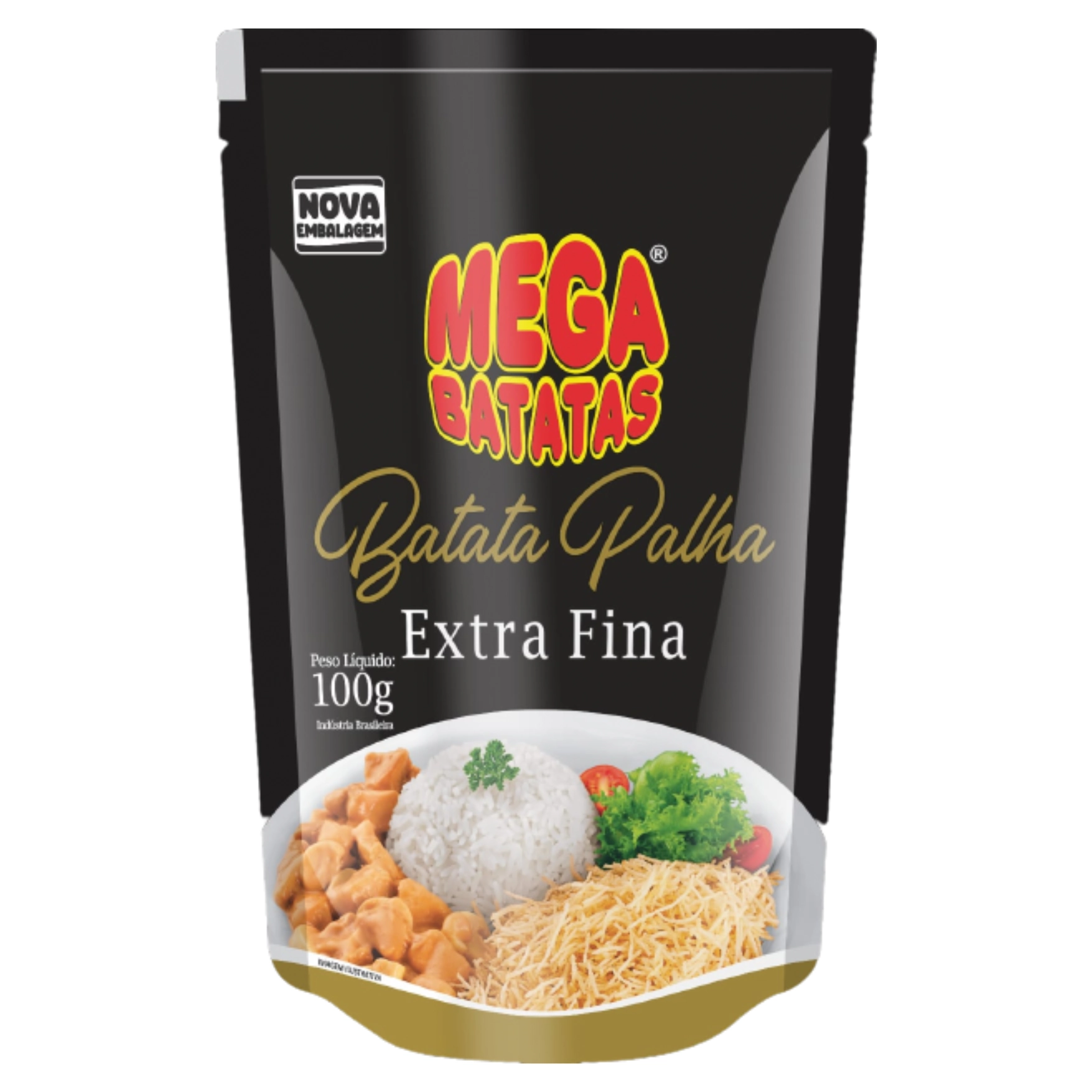 Batata Palha Mega Batatas Pouch 120gr