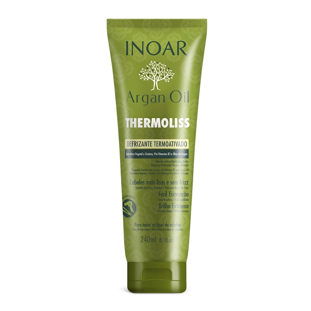 Inoar Argan Oil Thermoliss Defrizante Termoativado