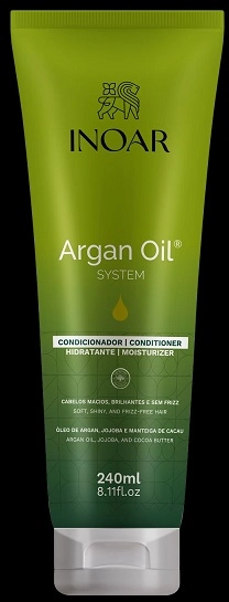 Condicionador Hidratante Inoar Argan Oil System Bisnaga 240ml