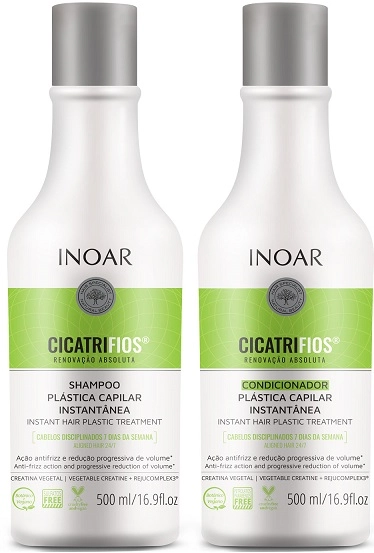 Shampoo Condicionador Inoar Cicatri Fios 500ml