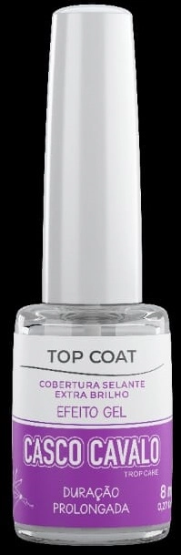 Top Coat Efeito Gel Casco De Cavalo 8ml